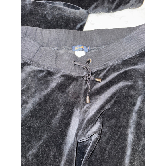 Women's Seven7 Black Velour Full-Zip Hoodie Size L. See video - Picture 7 of 9